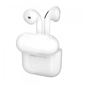 Dudao TWS In-Ear vezeték nélküli Bluetooth fülhallgató fehér