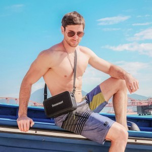 Tronsmart Force Max vezeték nélküli Bluetooth hangszóró 80W Powerbank funkcióval fekete-12