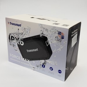 Tronsmart Force Max vezeték nélküli Bluetooth hangszóró 80W Powerbank funkcióval fekete-9