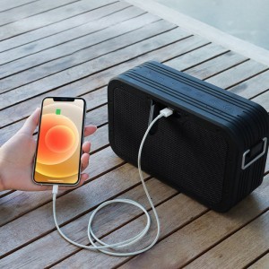 Tronsmart Force Max vezeték nélküli Bluetooth hangszóró 80W Powerbank funkcióval fekete-8