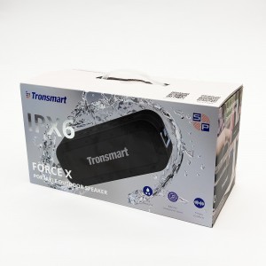 Tronsmart Force X 60W vízálló vezeték nélküli Bluetooth hangszóró Powerbank funkcióval fekete