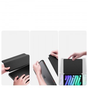 iPad mini 6 2021 Dux Ducis Magi tok Apple Pencil tárolóval fekete