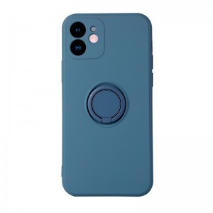 iPhone 14 Pro Vennus szilikon tok hátlapi gyűrűvel kék