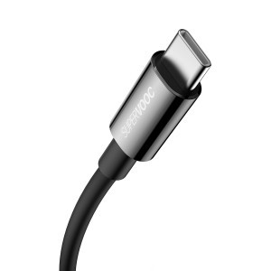 Baseus Superior SuperVOOC USB - Type C kábel 65W 1m fekete (CAYS000901)