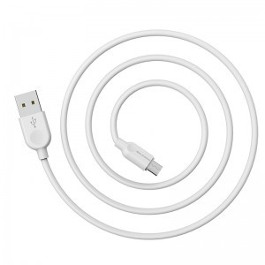 Borofone BX14 Linkjet USB - Micro USB kábel 2.4A 1m fehér