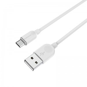 Borofone BX14 Linkjet USB - Type C kábel 2.4A 2m fehér