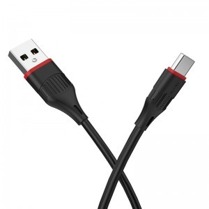 Borofone BX17 Enjoy USB - USB Type-C kábel 3A 1m fekete