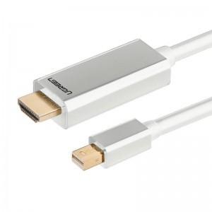 Ugreen MD101 mini DisplayPort - HDMI kábel 2m (fehér)-0