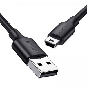 Ugreen US132 USB - mini USB kábel, 3m (fekete)