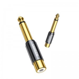 Ugreen AV169 6.5mm-es jack (apa) és RCA (anya) átalakító adapter-3