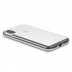 iPhone XS Max Moshi Vitros Jet Silver átlátszó-ezüst tok