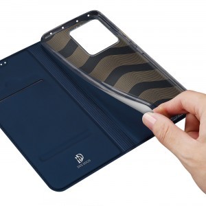 Xiaomi 13 Pro Dux Ducis Skin Pro Öko Bőr fliptok kék