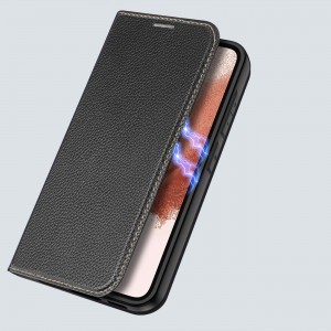 Samsung Galaxy S23 Dux Ducis Skin X2 mágneses fliptok fekete