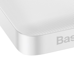 Baseus Bipow powerbank 10000mAh 2xUSB, Type C 15W + USB - micro USB kábel fehér (PPBD050002)-4