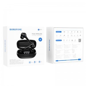 Borofone TWS BW11 Graceful bluetooth fülhallgató fekete