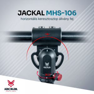 Jackal MHS-106 horizontális keresztoszlop állvány fej-5