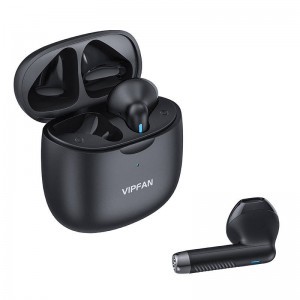 Vipfan T06 TWS bluetooth vezeték nélküli fülhallgató (fekete)