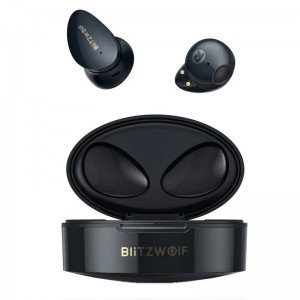 BlitzWolf BW-FPE2 TWS bluetooth vezeték nélküli fülhallgató, AAC, IPX4 (fekete)