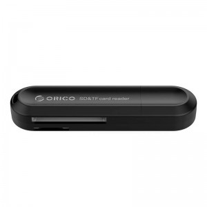 Orico CRS21-BK microSD/SD kártyaolvasó USB 3.0, 2TB-ig (fekete)