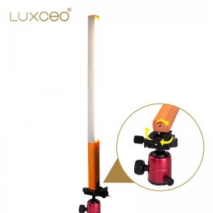 LUXCEO Q508D LED lámpa, fénycső távirányítóval 3200K-5600K-2