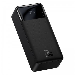 Baseus Bipow Powerbank, 30000mAh, 20W (fekete) (PPBD050401)