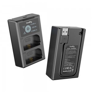 SmallRig LP-E6NH fényképezőgép akkumulátor- és töltőkészlet (3821)-4