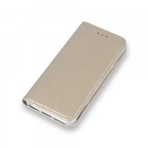 Samsung Galaxy A50/A30s/A50s Mágneses Eco bőr fliptok arany