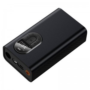 Baseus mini autókompresszor 2500 mAh akkumulátorral (fekete) (CRNL040001)