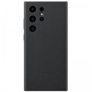 Samsung Galaxy S23 Ultra gyári bőrtok fekete (EF-VS918LBEGWW)