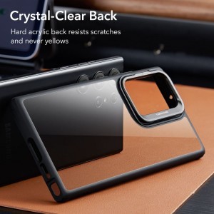 Samsung Galaxy S23 Ultra ESR Classic Kickstand tok áttetsző/fekete