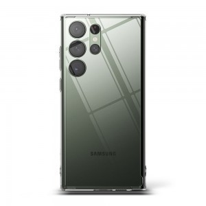 Samsung Galaxy S23 Ultra Ringke Fusion PC tok TPU kerettel átlátszó