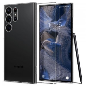 Samsung Galaxy S23 Ultra Spigen AirSkin tok átlátszó (S Pent nem tartalmaz)