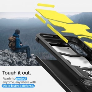Samsung Galaxy S23 Spigen Tough Armor tok kihajtható támasszal fekete