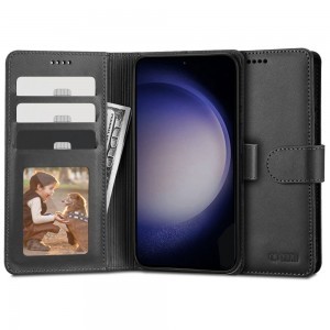 Samsung Galaxy S23 Tech-Protect Wallet fliptok fekete