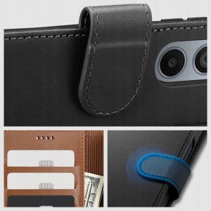 Samsung Galaxy A15 4G/5G Tech-Protect Wallet fliptok fekete
