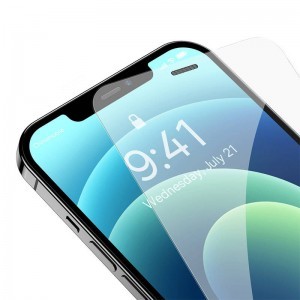 iPhone 12 / 12 Pro Baseus Crystal kijelzővédő üvegfólia 0.3mm (2db)