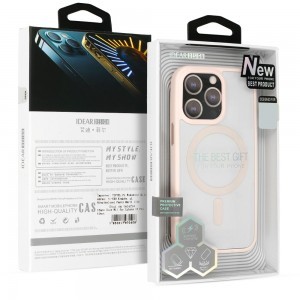 iPhone 13 Pro Max Idear W18 MagSafe kompatibilis tok rózsaszín