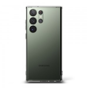 Samsung Galaxy S23 Ultra Ringke Fusion PC és TPU tok matt áttetsző