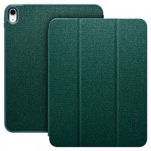 iPad 10.9 2022 Spigen Urban Fit tok Midnight green színben (ACS05308)