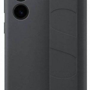 Samsung Galaxy S23 Ultra Samsung gyári szilikon tok pánttal fekete (EF-GS918TBEGWW)