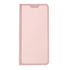 Samsung Galaxy A14 4G/5G Dux Ducis Skin Pro Öko Bőr fliptok rózsaszín