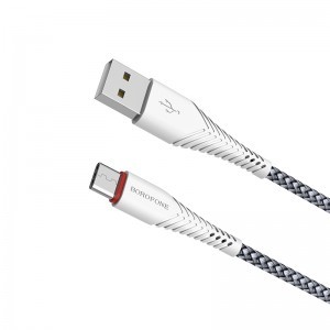 Borofone BX25 Powerful USB - Type C kábel 3A 1m fehér