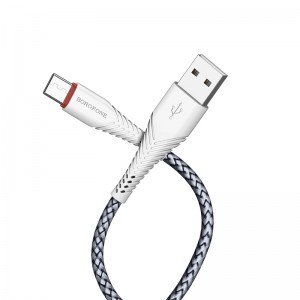 Borofone BX25 Powerful USB - Type C kábel 3A 1m fehér