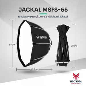 Jackal MSFS-65 softbox speedlite rendszervakuhoz 65cm-10