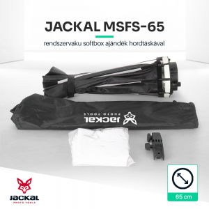 Jackal MSFS-65 softbox speedlite rendszervakuhoz 65cm-8