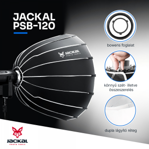 Jackal PSB-120 parabola bowens softbox quick-setup 120cm-3