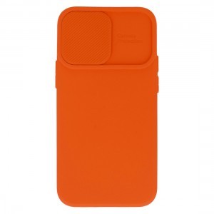 Samsung Galaxy S23 Ultra Camshield Soft tok narancs színben