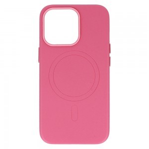 iPhone 13 Pro MagSafe Leather bőr telefontok rózsaszín