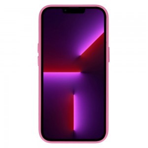 iPhone 14 MagSafe Leather bőr tok rózsaszín