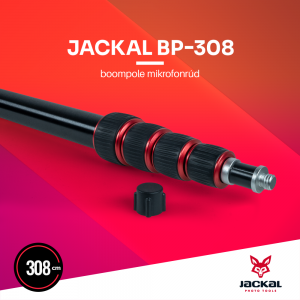 Jackal BP-308 Boompole mikrofonrúd (71-308cm)-0